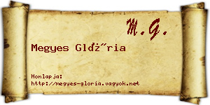 Megyes Glória névjegykártya